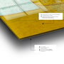 Wallity Pintura decorativa de vidrio templado Multicolor 30 x 45 cm
